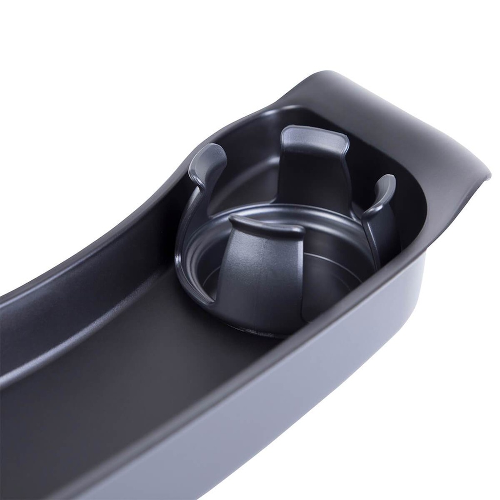 phil&teds food tray with close up view of the bottle holder