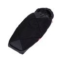 phil&teds snuggle & snooze sleeping bag in black 3/4 view
